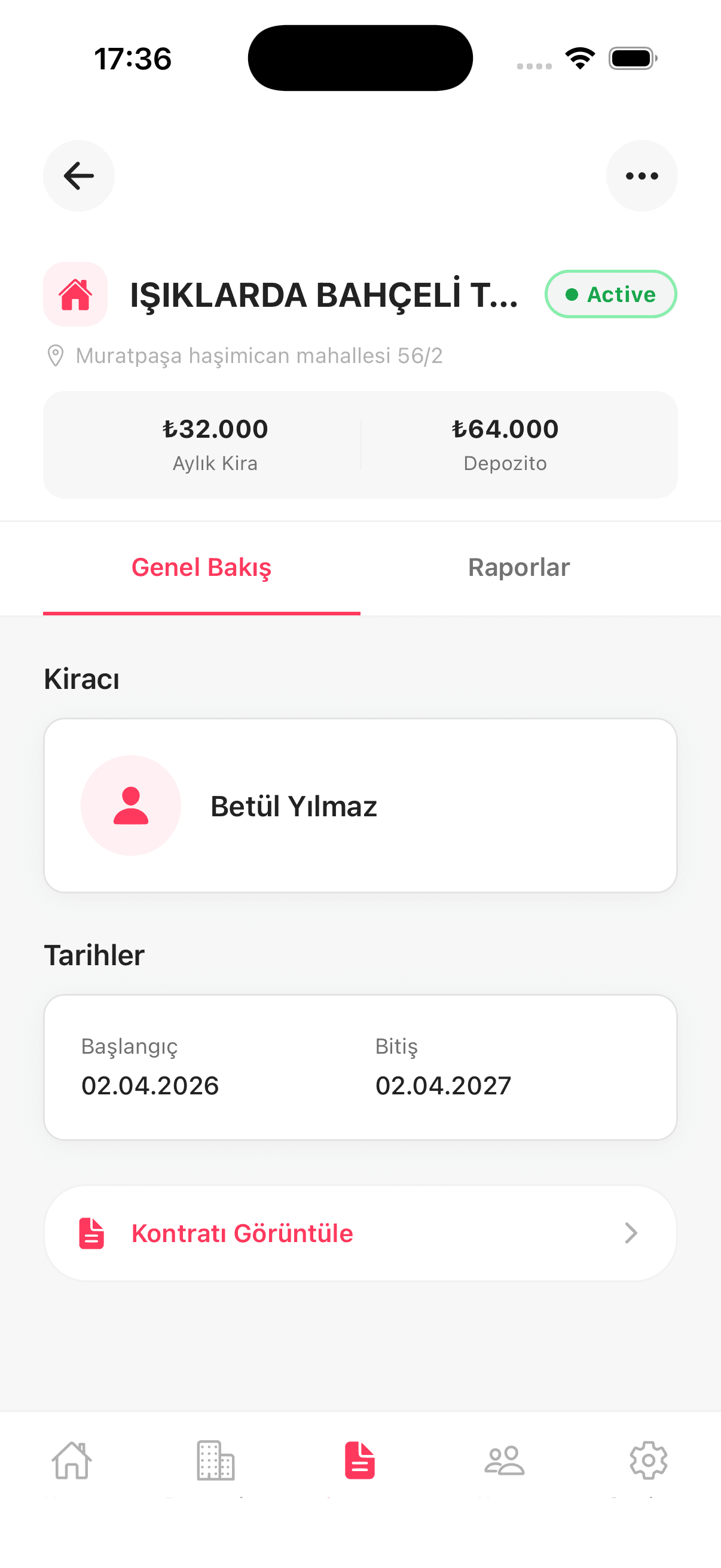 Mülk Detayı